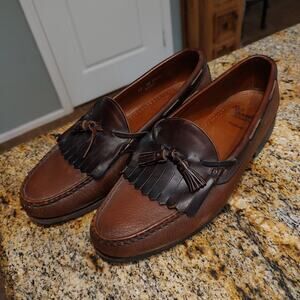 Allen Edmonds Nashua Tassel Loafers Size 11 Brown Leather Shoes